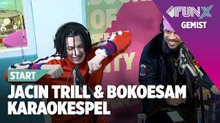 BOKOESAM EN JACIN TRILL BREKEN STUDIO AF NA LEGENDARISCH KARAOKESPEL [upl. by Abrahan]