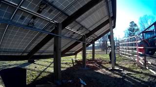 BUILDING A 10000 WATT SOLAR FARM  Part 2 [upl. by Anahir]