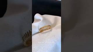 Custom Made Boucheron Ring 18K Real Gold For Women [upl. by Donald930]