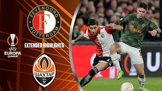 Feyenoord vs Shakhtar Donetsk Extended Highlights  UEL Round of 16  2nd Leg  CBS Sports Golazo [upl. by Godber]