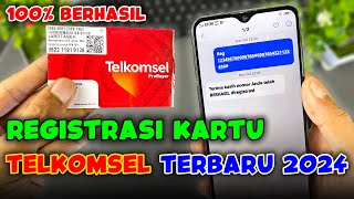 CARA REGISTRASI KARTU TELKOMSEL TERBARU 2024 [upl. by Geraldina]