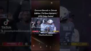 Cincinnati Bearcats vs Colorado Buffaloes  Full Game Highlights  ESPN College Football [upl. by Krasner]