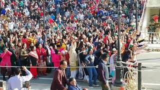 AttariWagah border ceremony  dance [upl. by Raffin786]