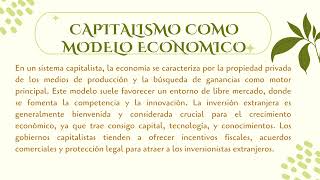 Modelos económicos con relación a la inversión extranjera [upl. by Cis6]