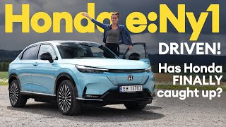 First Drive Honda eNy1 electric SUV Has Honda finally caught up  Electrifying [upl. by Neih]