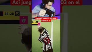 Así juega Messi de 103 en el Efootball 🥵 [upl. by Lonnard]