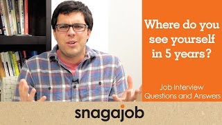 JOB INTERVIEW questions and answers Part 1 Where do you see yourself in 5 years [upl. by Dov16]