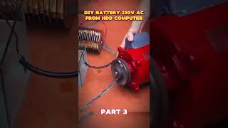 DIY 220V AC Battery from an Old HDD – Free Energy Project Part 3 freeenergy diyproject [upl. by Senaj957]