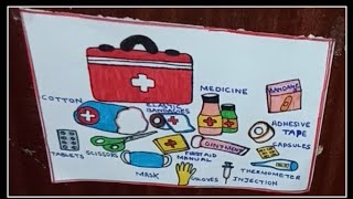 World First Aid Day 2021World first aid day poster drawingFirst aid box drawing with colouring [upl. by Silvana919]