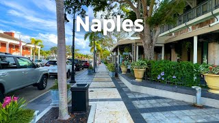 Walking Naples Florida Third Street South to Naples Beach [upl. by Chisholm]