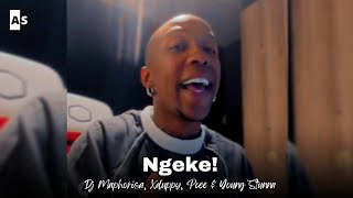 Pcee Previews quotNgekequot feat Dj Maphorisa Xduppy amp Young Stunna  Studio Session [upl. by Rochelle]