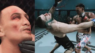 UFC 5 Max Holloway Vs Khabib Nurmagomedov  Amazing UFC Lightweight Fight English Commentary PS5 [upl. by Netsirhk]