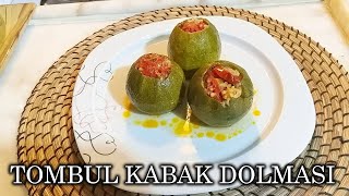 NEFİS TOMBUL KABAK DOLMASI  ZEYTİNYAĞLI GİRİT KABAK DOLMASI TARİFİ  NASIL YAPILIR [upl. by Ahtamas318]