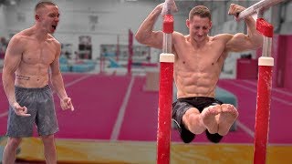 Gymnastics Muscle Up World Record SUPER STRENGTH [upl. by Bobina]