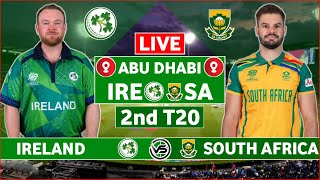 Ireland vs South Africa 2nd T20 Live Scores  IRE vs SA 2nd T20 Live Scores amp Commentary [upl. by Ressay]