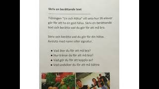 Sed skriver en berättande text Exempel och uppgift [upl. by Sofko]