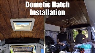 Dometic Seitz Mini Heki Plus Roof Hatch Installation [upl. by Heyman]