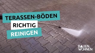 Gartentipp TerrassenBöden richtig reinigen und versiegeln [upl. by Faludi]