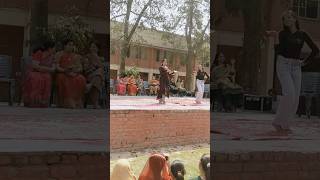 Part2💃🤩college dance performance 💃 trendingshorts viralvideo haryana haryanisong shortfeed [upl. by Anaicul]