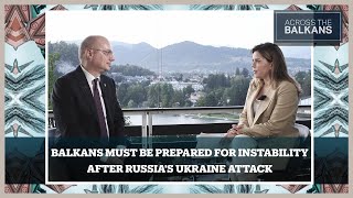 Albanias Foreign Minister on Balkan Arms Production and Albanias Role Amid Ukraine Conflict [upl. by Ameluz]