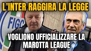 INTER CONTRO LEGGE MAROTTA SOSTITUISCE GRAVINA SCANDALO FIGC [upl. by Telrats]