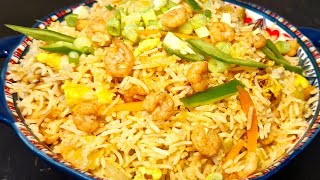 BEST Shrimp Fried Rice Recipe  Quick 20Minute Dinner  Better Than Takeout Asian Fried Rice 🍚 [upl. by Padget]