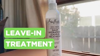 SheaMoisture Leavein Conditioner Treatment Review [upl. by Marela]