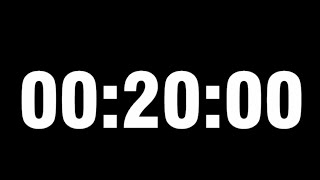 20 dakika POMODORO  20 dakika GERÄ° SAYIM SAYACI  20 minute [upl. by Attennyl]