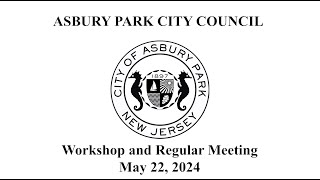 Asbury Park City Council Meeting  May 22 2024 [upl. by Nylhtiak]