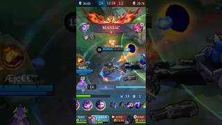 Levi Ackerman destroying enemies ez Maniac Chadeuz martis mobilelegends topglobal mlbb ml aot [upl. by Adlay908]