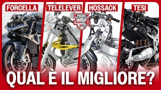 Forcella Telelever Hossack e Tesi tutti gli avantreni a confronto  Dueruote Focus [upl. by Bolen252]