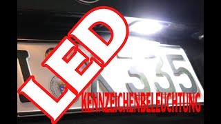 LED Kennzeichenbeleuchtung Umrüsten 3er BMW E92 DENSU [upl. by Hannus390]