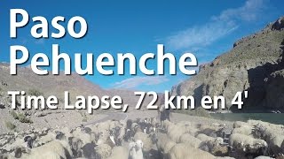 RN145 camino al Paso Internacional Pehuenche  Timelapse  Ruta0com [upl. by Teddi]