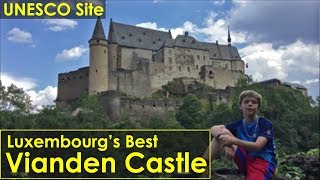 Vianden Castle  Luxembourgs Restored Castle [upl. by Brandais]