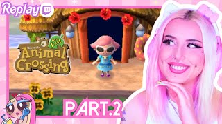 en route vers lîle Tortimer 🏝️ ANIMAL CROSSING NEW LEAF 3DS  160724 Rediff Twitch [upl. by Enomaj]