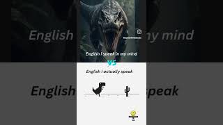 English I Think vs English I Speak  English Meme shorts memes [upl. by Reichert]