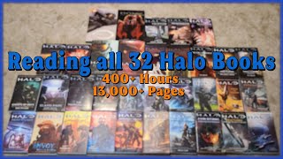 Reading Every Single Halo Book Over 13000 Pages of Halo Lore 2023 [upl. by Findlay]