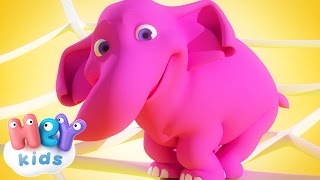 Un Elefante Se Balanceaba  Canción Infantil  HeyKids [upl. by Forrest]