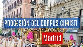 Procesión del Corpus Christi en Madrid 2024 [upl. by Gomar]