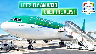 TRIP REPORT  Flying the Aer Lingus Beast  Paris to MilanBergamo  Aer Lingus A330300 [upl. by Signe]