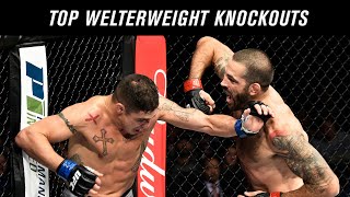 Top 10 Welterweight Knockouts in UFC History [upl. by Andrus497]