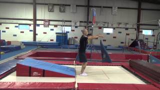 HOW TO LEARN A BACK DROP ON TRAMPOLINE  TUTORIAL  Gymnastics Cheer Cheerleading How To Do [upl. by Jarv]