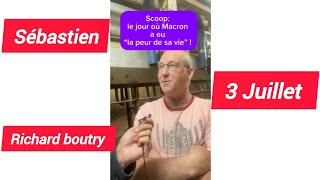 Sébastien béraud avec Richard boutry 3 Juillet Scoop le jour où Macron a eu quotIa peur de sa viequot [upl. by Farnsworth704]