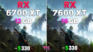 RX 6700 XT vs RX 7600 XT  Test in 10 Games [upl. by Semadar]