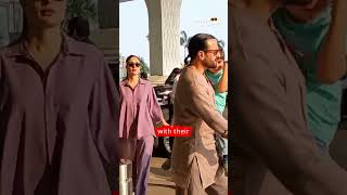 Saif Ali Khan amp Kareena Kapoor With Family Spotted At Mumbai Airport [upl. by Valorie943]