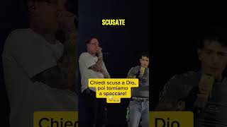 Scusa Dio e poi si torna a fare casino 🔥😂RapItaliano TonyEffe SideBaby ScusaDio concertirap [upl. by Oiliduab]