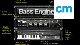 FREE VSTAU bass ROMpler DopeVST Bass Engine CM [upl. by Etsirk]