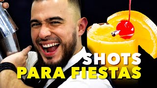 Como hacer LOS SHOTS TEQUILA SUNRISE 2021🍒 Coctel con TEQUILA [upl. by Nesyt]