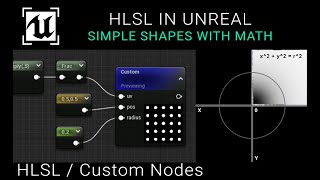 Unreal Engine 5 Tutorial  Technical Shading  HLSL Basics  Simple Shapes [upl. by Akeemat]