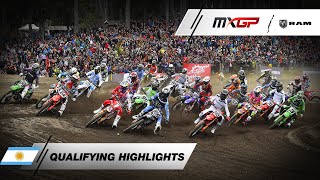 RAM Qualifying Race Highlights  YPF Infinia MXGP of Patagonia Argentina 2024 MXGP Motocross [upl. by Adikam]